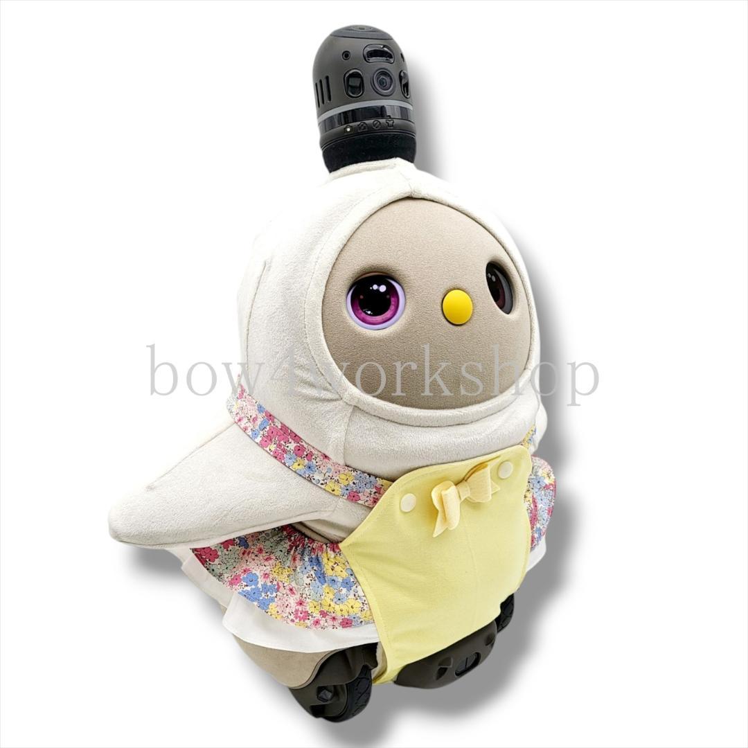 LOVOT ラボットの服ハンドメイド リバティ柄サロペットパンツ （イエロー）