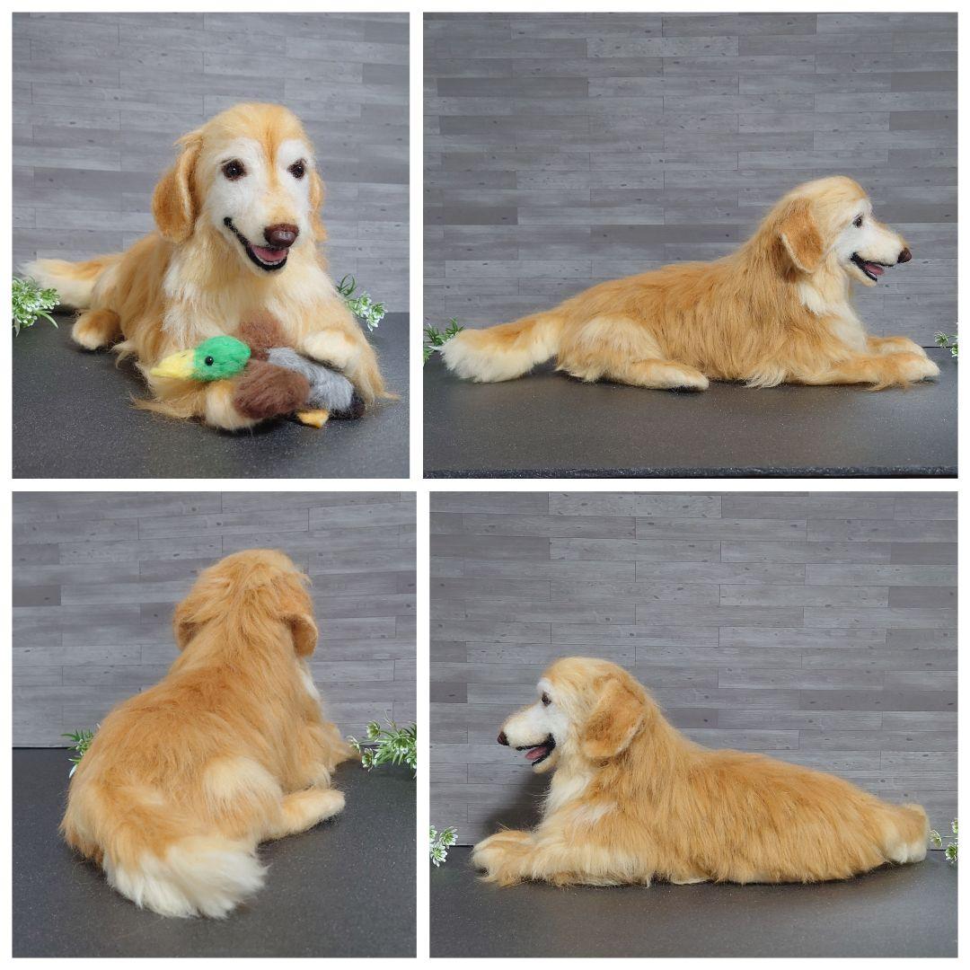 オーダー品　羊毛フェルト犬