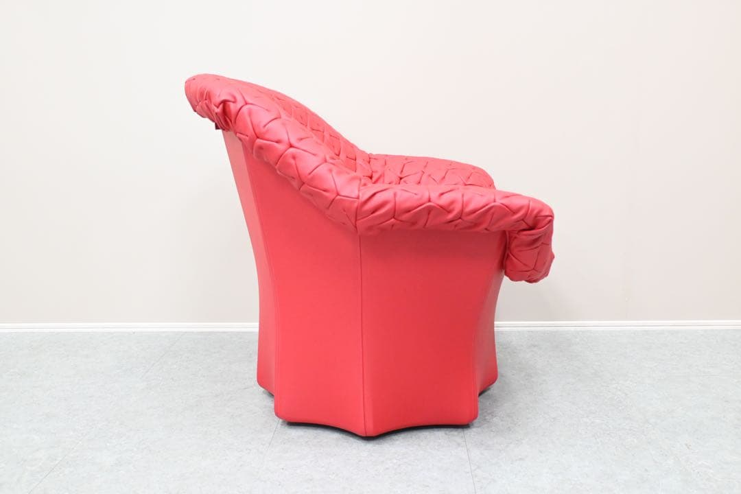 【展示極美品】Poltrona Frau 1人掛けソファ オットマン