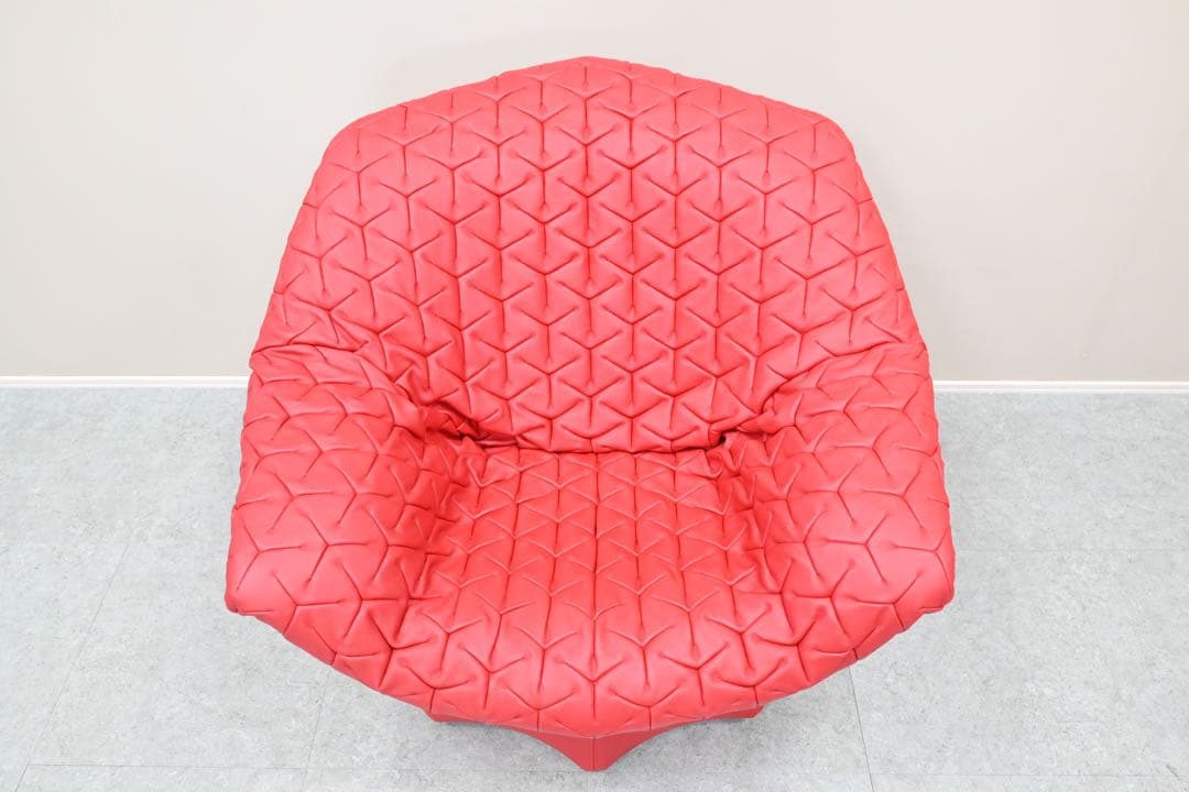 【展示極美品】Poltrona Frau 1人掛けソファ オットマン