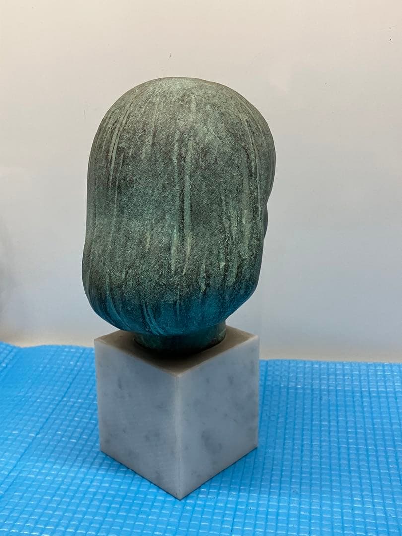 A0302)舟越保武 ブロンズ像　アンア　K嬢　2体セット