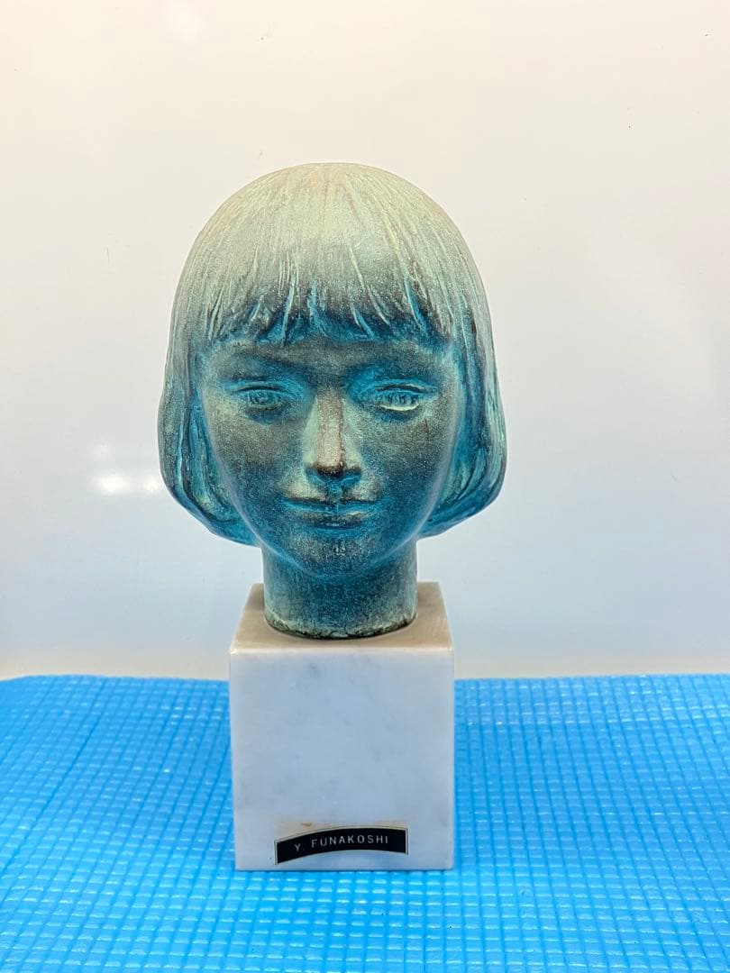 A0302)舟越保武 ブロンズ像　アンア　K嬢　2体セット