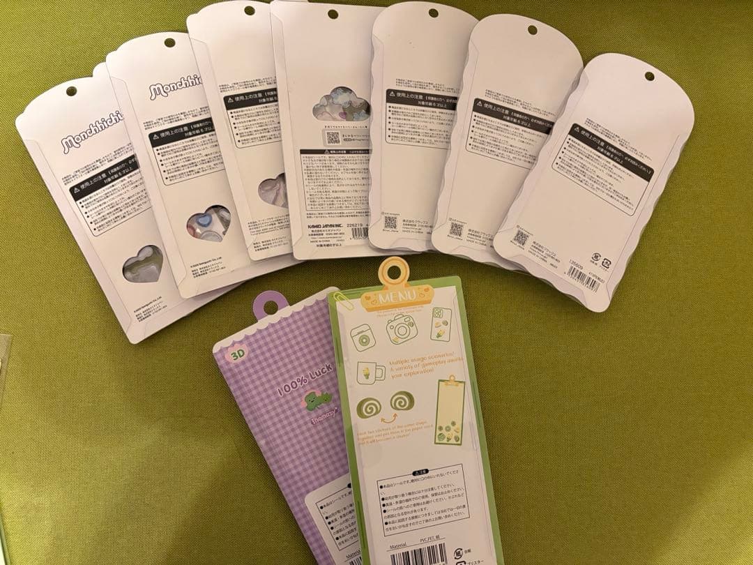 【正規品】うるちゅるポップシール　コットンパフィーシール