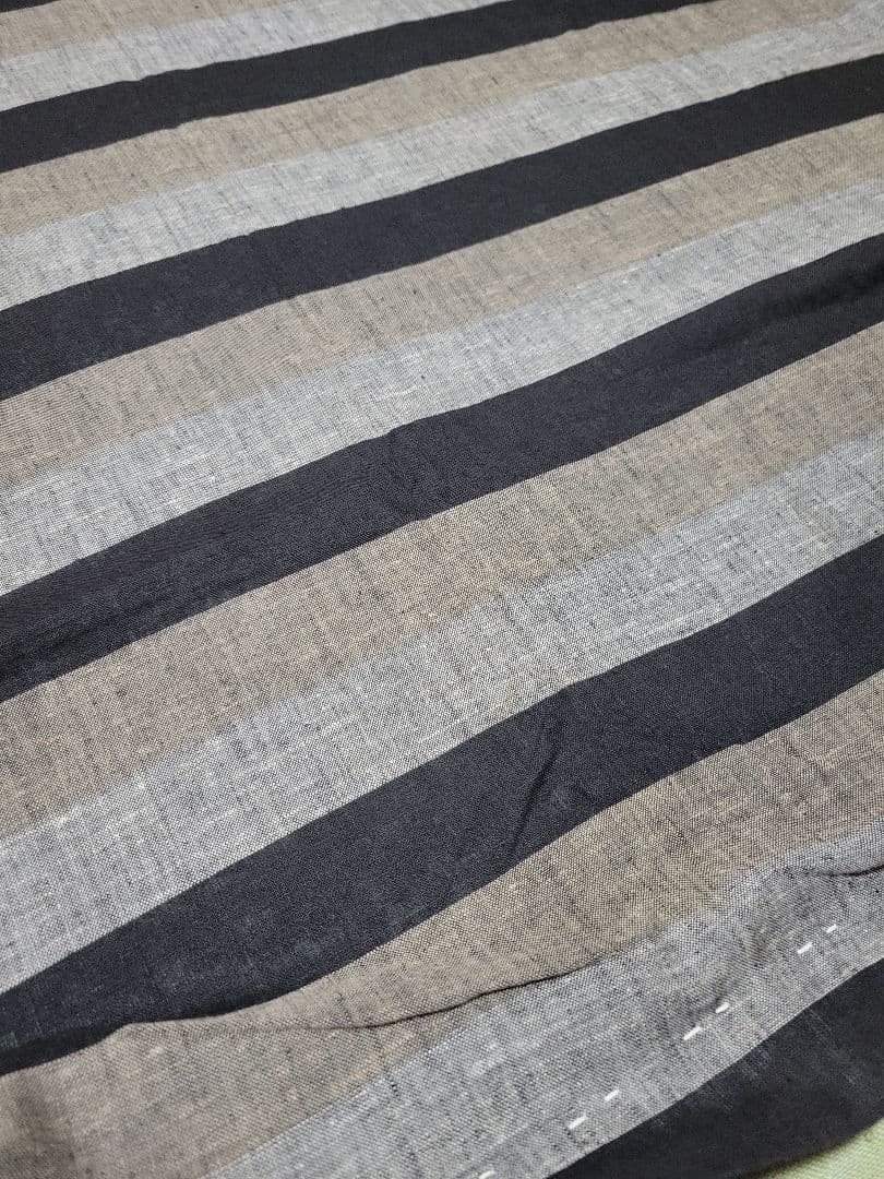 藍染め　古布　木綿　芸術　高級手芸品　140 × 138cm　テーブルクロス