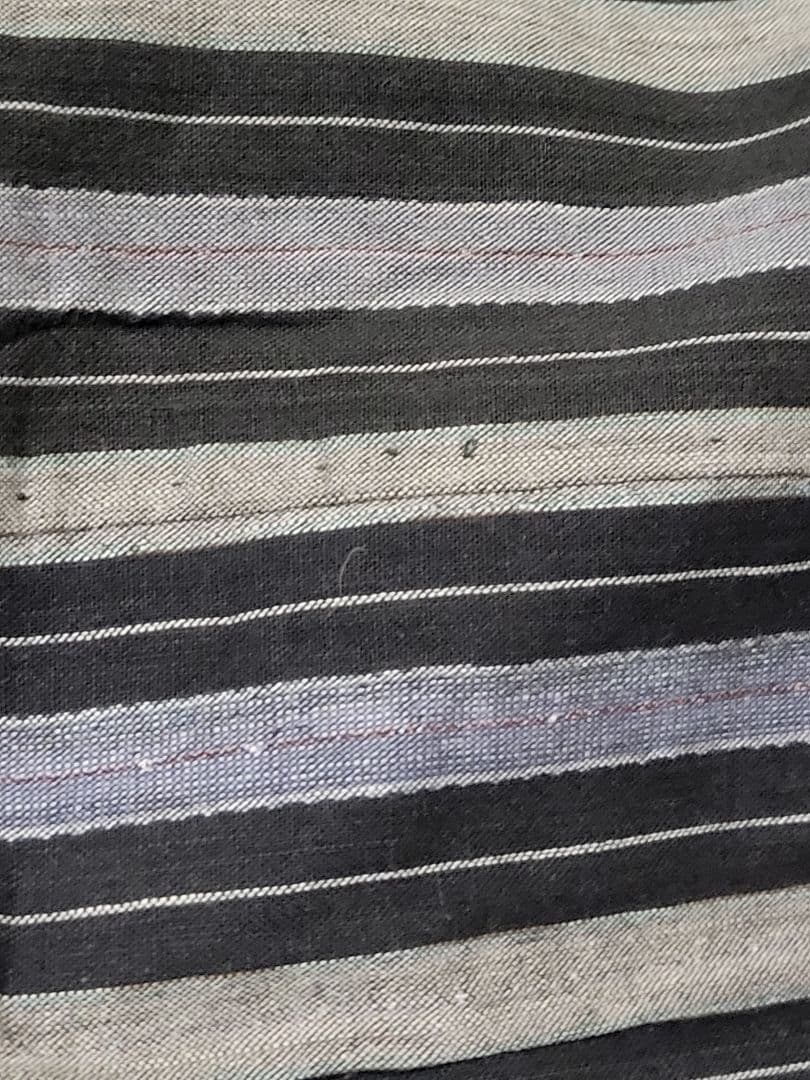 藍染め　古布　木綿　芸術　高級手芸品　140 × 138cm　テーブルクロス