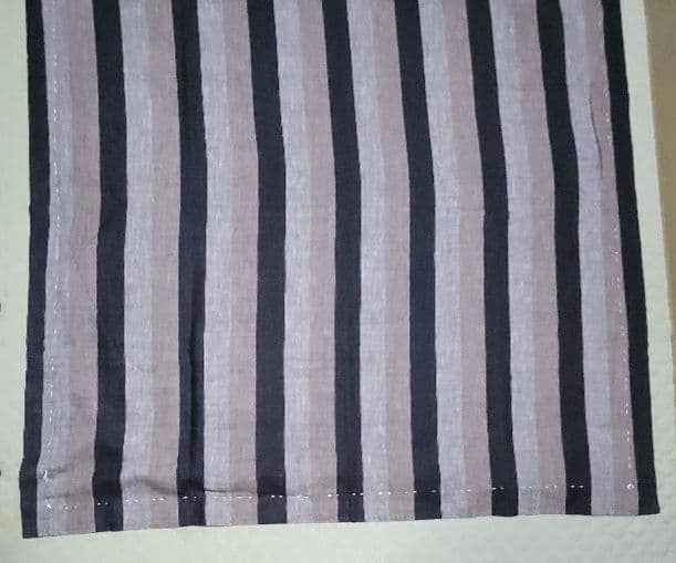 藍染め　古布　木綿　芸術　高級手芸品　140 × 138cm　テーブルクロス