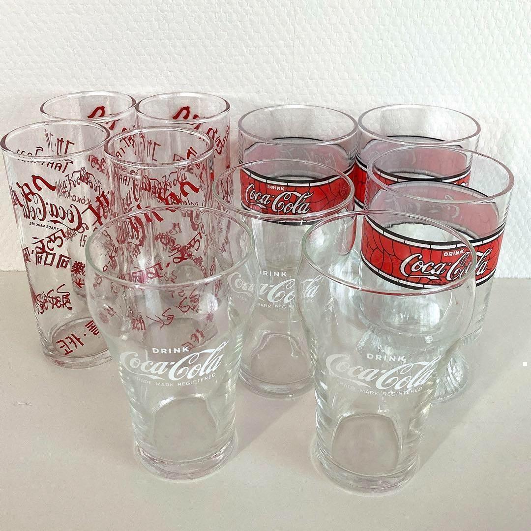 コカ・コーラ グラス ３種類セット アンティーク 昭和レトロ
