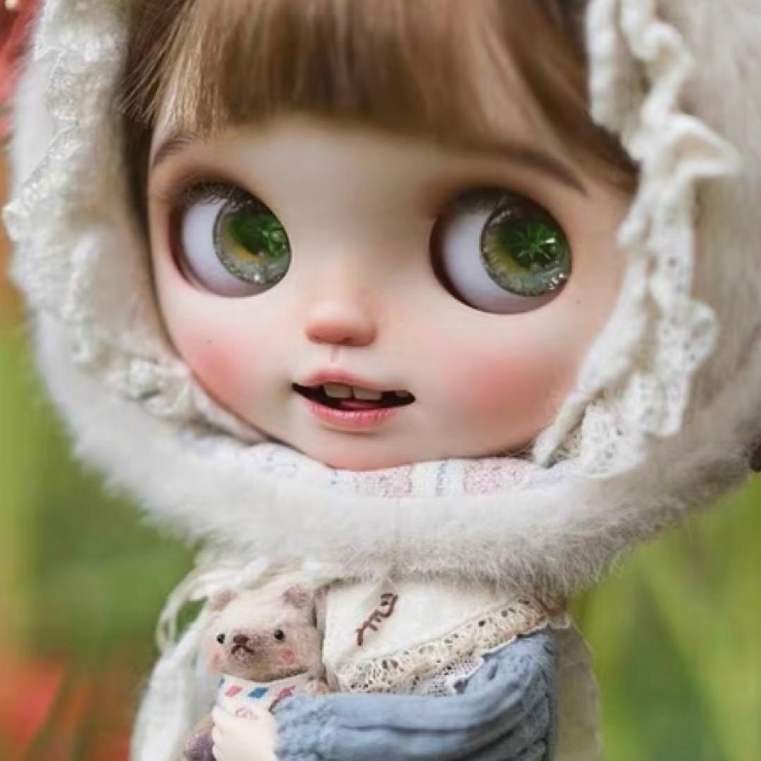 作家様カスタムブライス 人形 かわいい 幼い 元気 笑顔ちゃん