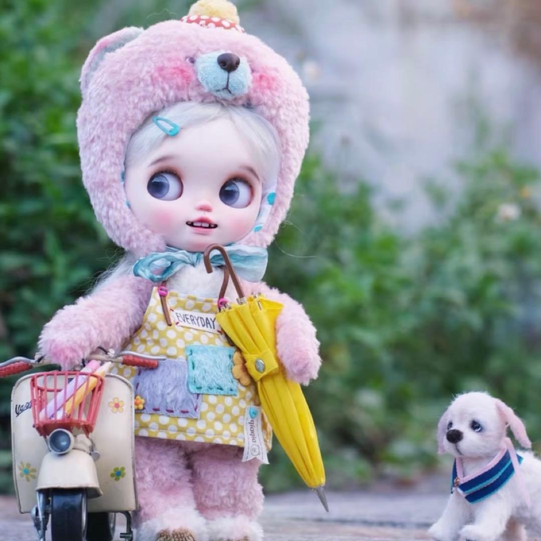 作家様カスタムブライス 人形 かわいい 幼い 元気 笑顔ちゃん