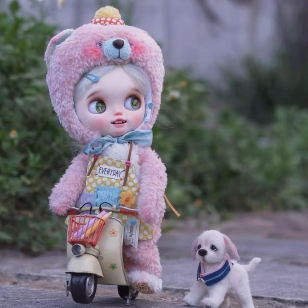 作家様カスタムブライス 人形 かわいい 幼い 元気 笑顔ちゃん