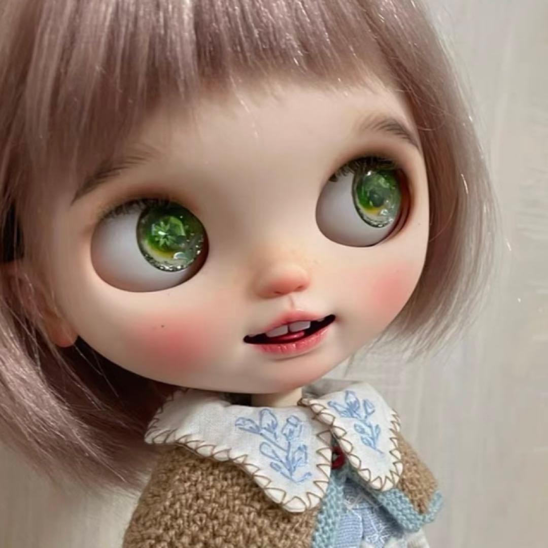 作家様カスタムブライス 人形 かわいい 幼い 元気 笑顔ちゃん