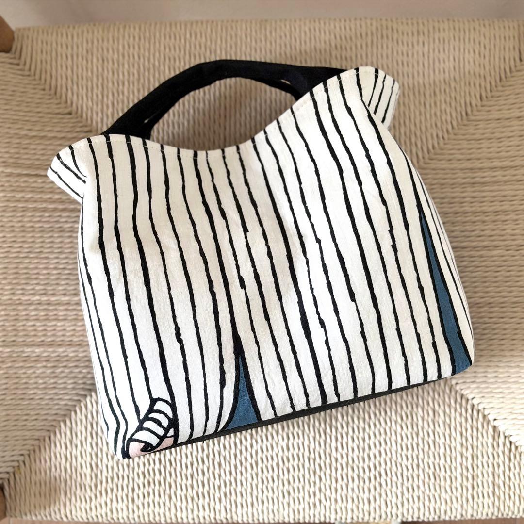 ⚮̈ミナペルホネン　ヌッピバッグ➕（プラス）swing blue