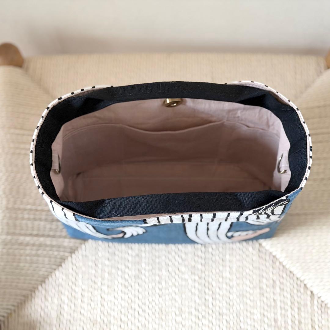 ⚮̈ミナペルホネン　ヌッピバッグ➕（プラス）swing blue