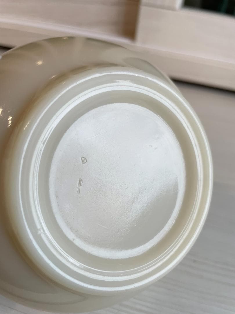 【レア希少】ファイヤーキング　最初期ダークアイボリーチリボウル2個