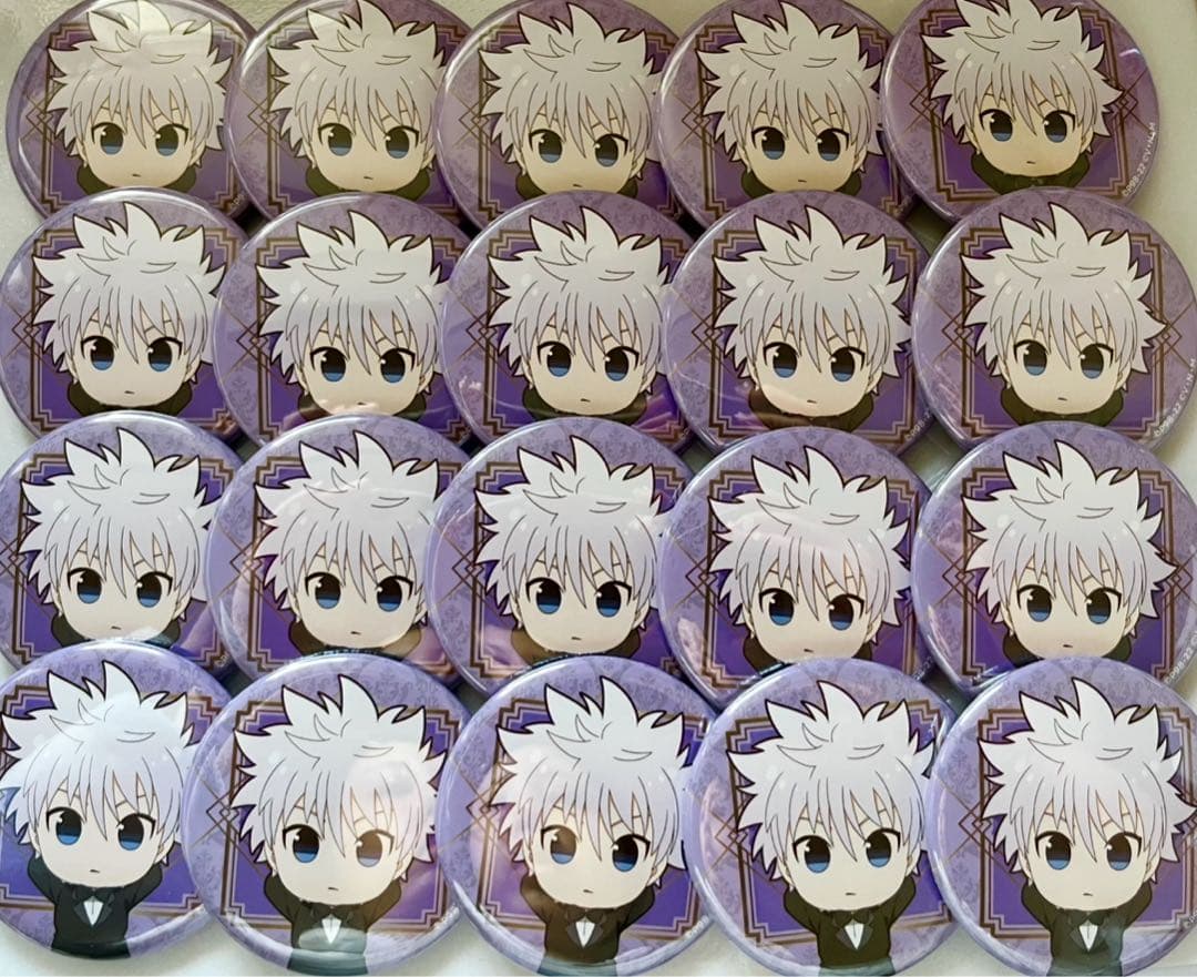 キルア 缶バッジ アニカフェ 20個　まとめ売り HUNTER×HUNTER