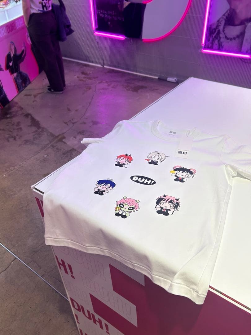 P1Harmony DUH! POPUP キャラクター　オリジナルTシャツ