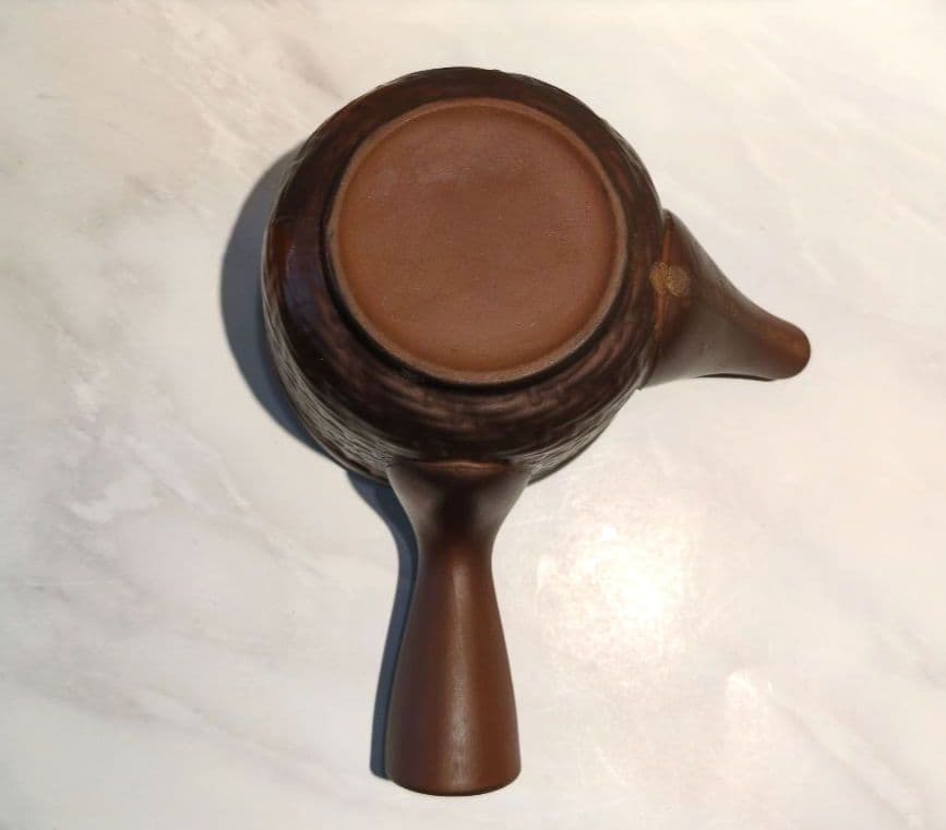 【急須】赤茶色１客　お茶屋さんにて購入　中古品