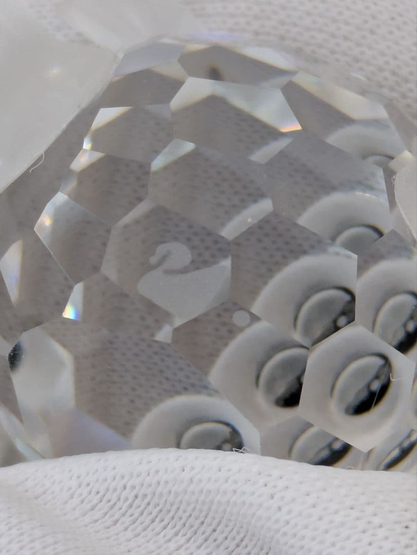 Swarovski スワロフスキー クリスタル フグ魚型置物 Used品