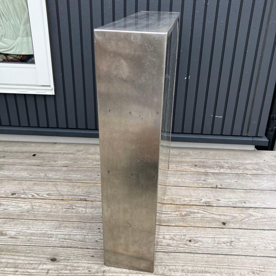 昭和レトロ インダストリアル 4段ステンレスラック 飾り棚 古家具 ビンテージ