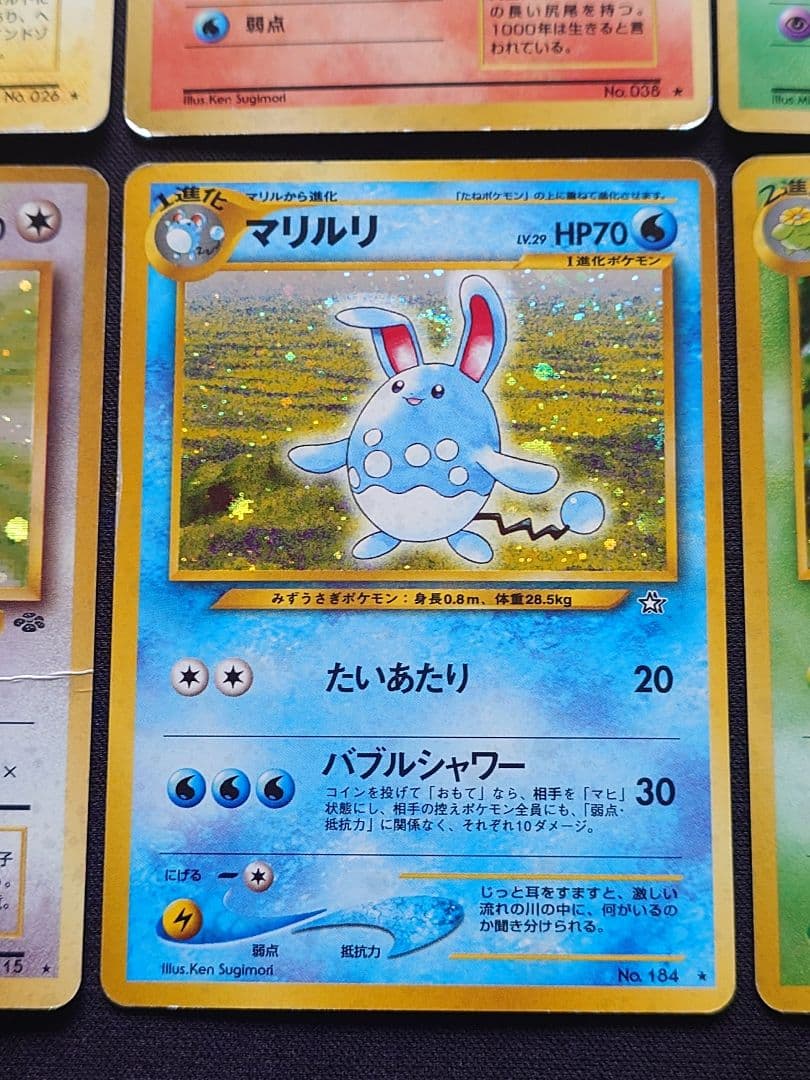 ギャラドス　カイリュー　サンダー　ライチュウ　旧裏　キラ