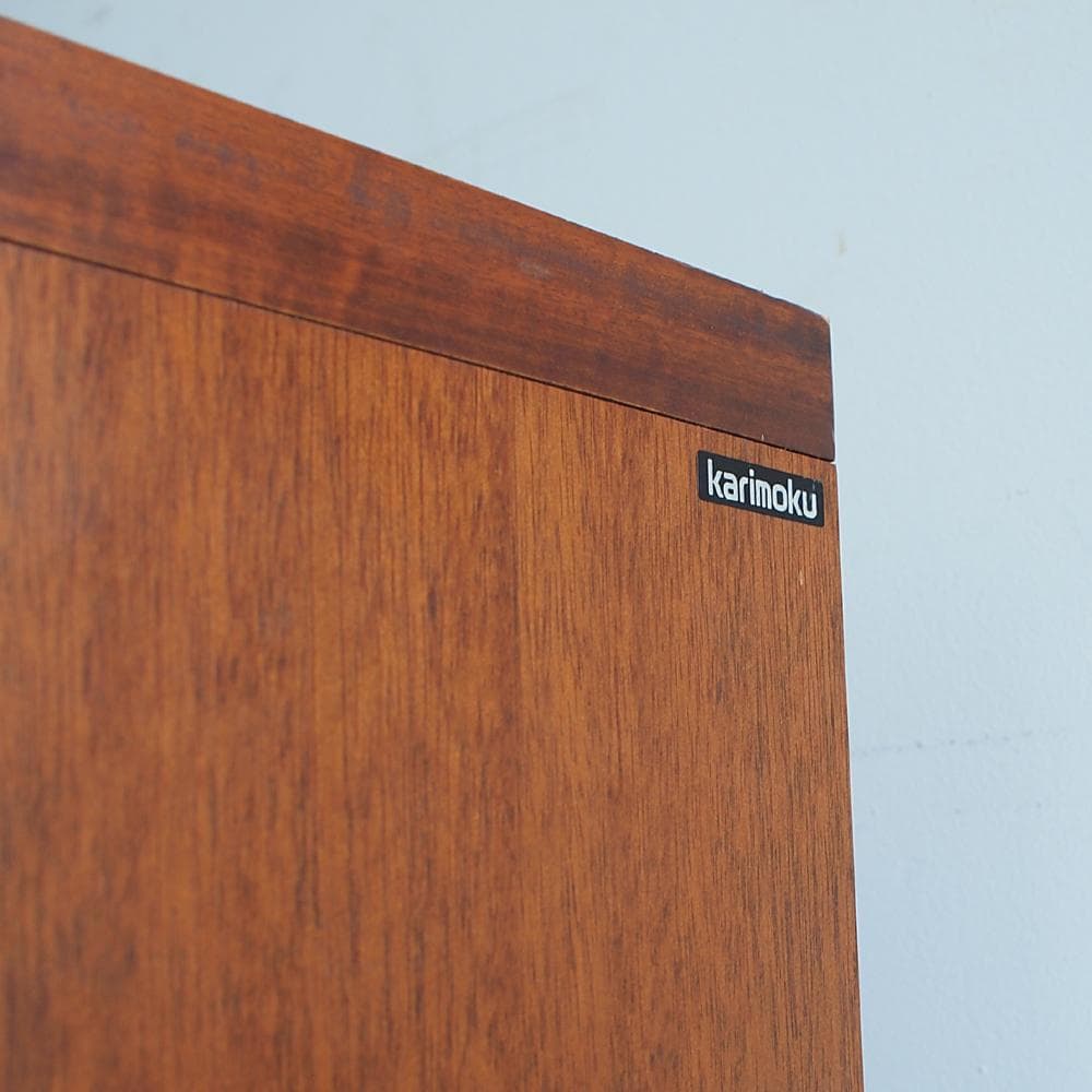 カリモク/karimoku ガラス扉 本棚 書棚 ブックシェルフ ZR23986