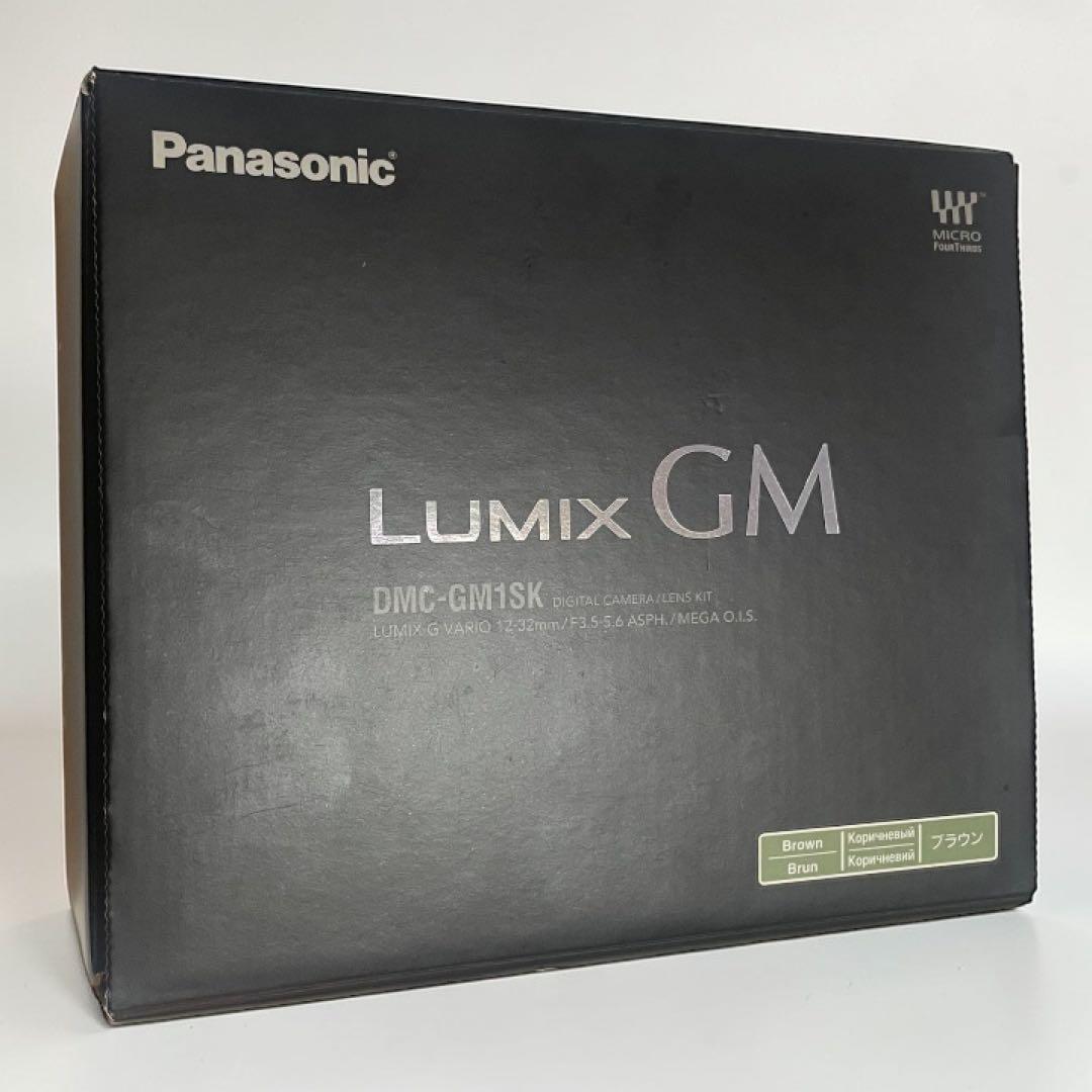 LUMIX GM DMC-GM1SK ブラウン　ミラーレスカメラ