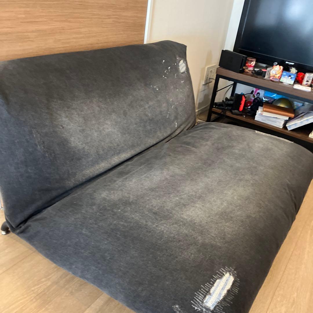 【カバーのみ】デニム ジャーナルスタンダードファニチャー ロデチェア 2人掛け