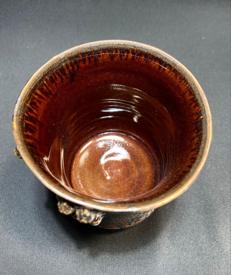 濱中史朗 レオパード スカル ブラウン 濱中史郎 カップ