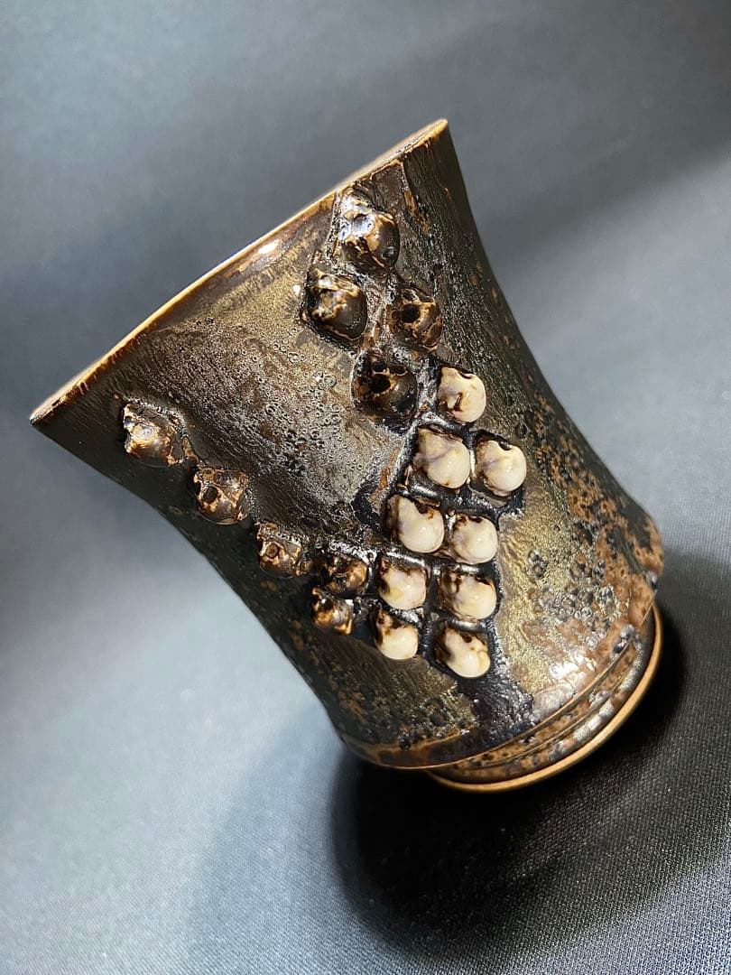 濱中史朗 レオパード スカル ブラウン 濱中史郎 カップ