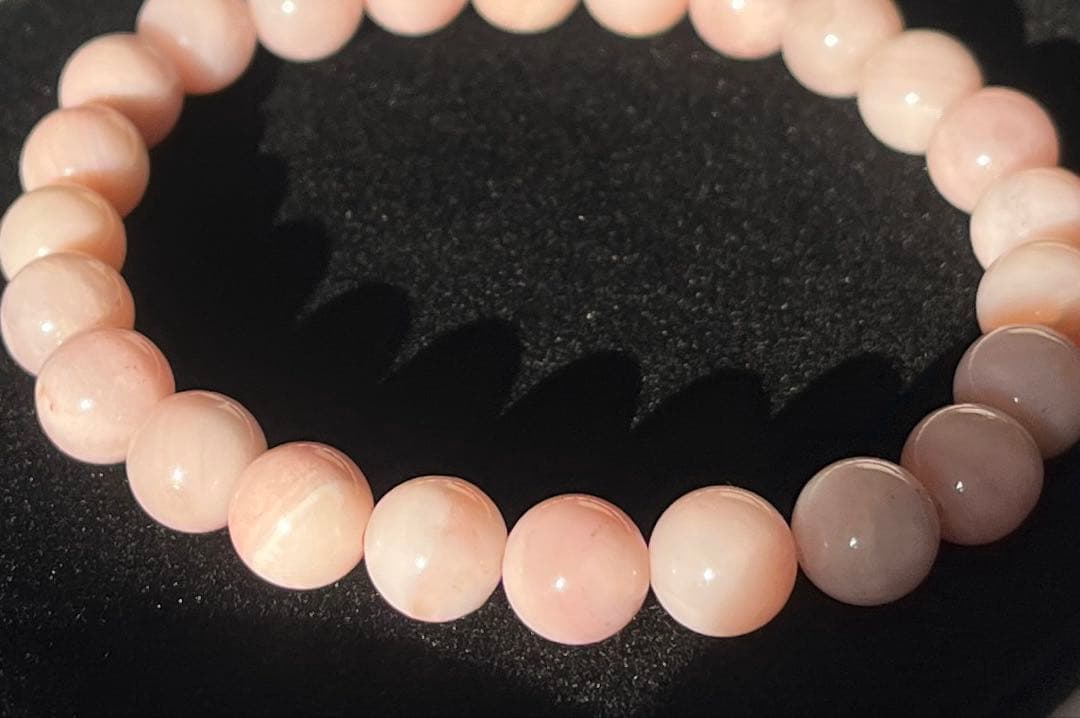 【愛と再生の霊石✨】心を満たす女神の守護石　ピンクオパールブレスレット