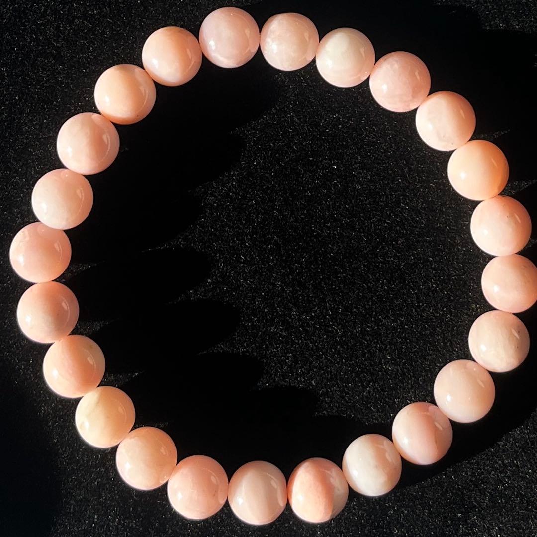 【愛と再生の霊石✨】心を満たす女神の守護石　ピンクオパールブレスレット