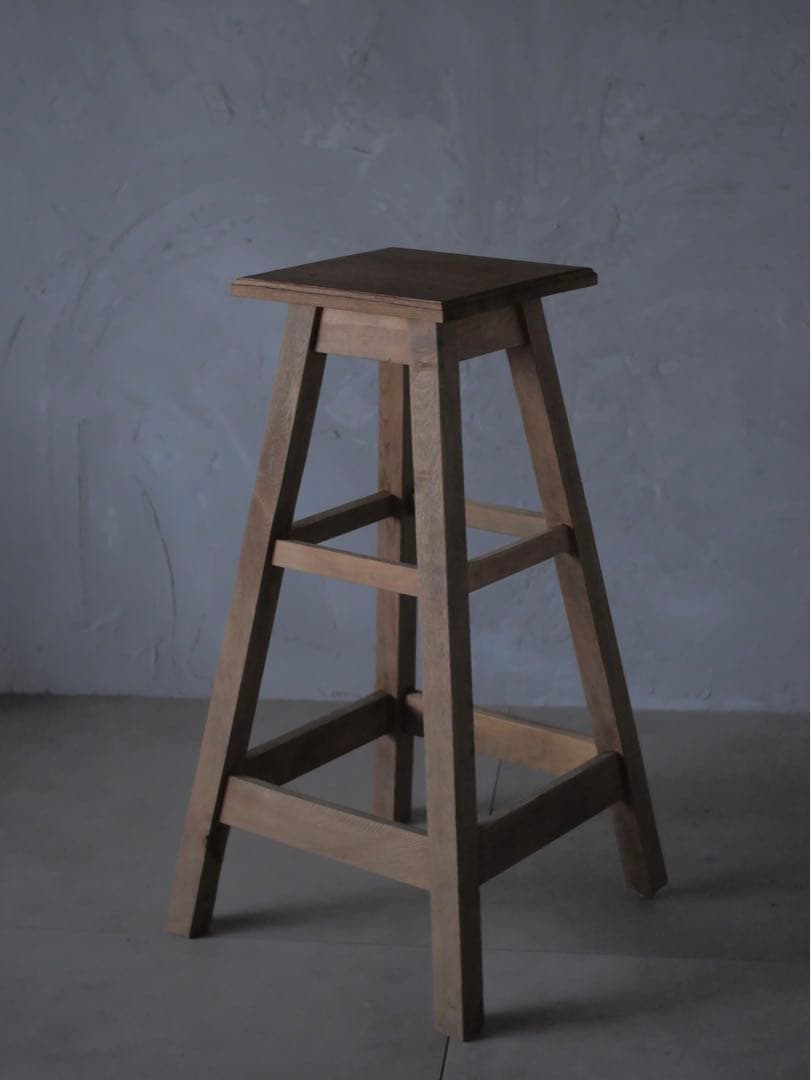 展示台　デッサン　美術　アート　ナラ材　古家具　古道具　アンティーク　昭和レトロ