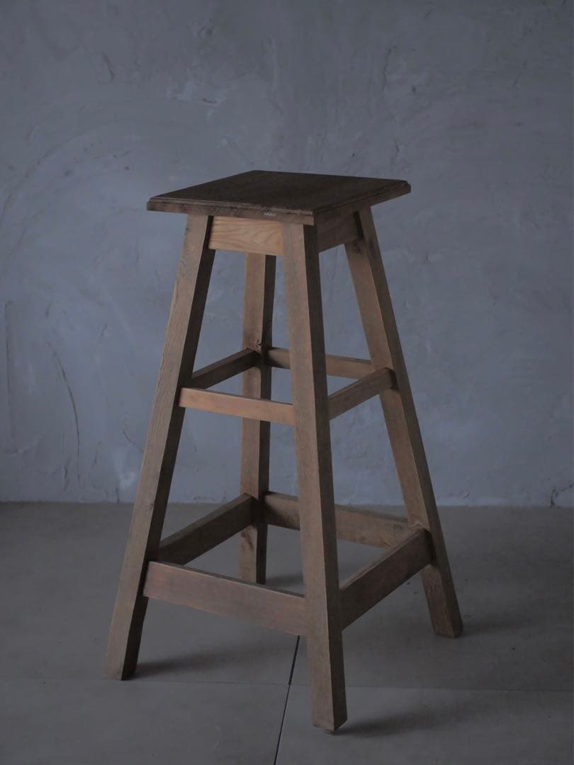 展示台　デッサン　美術　アート　ナラ材　古家具　古道具　アンティーク　昭和レトロ