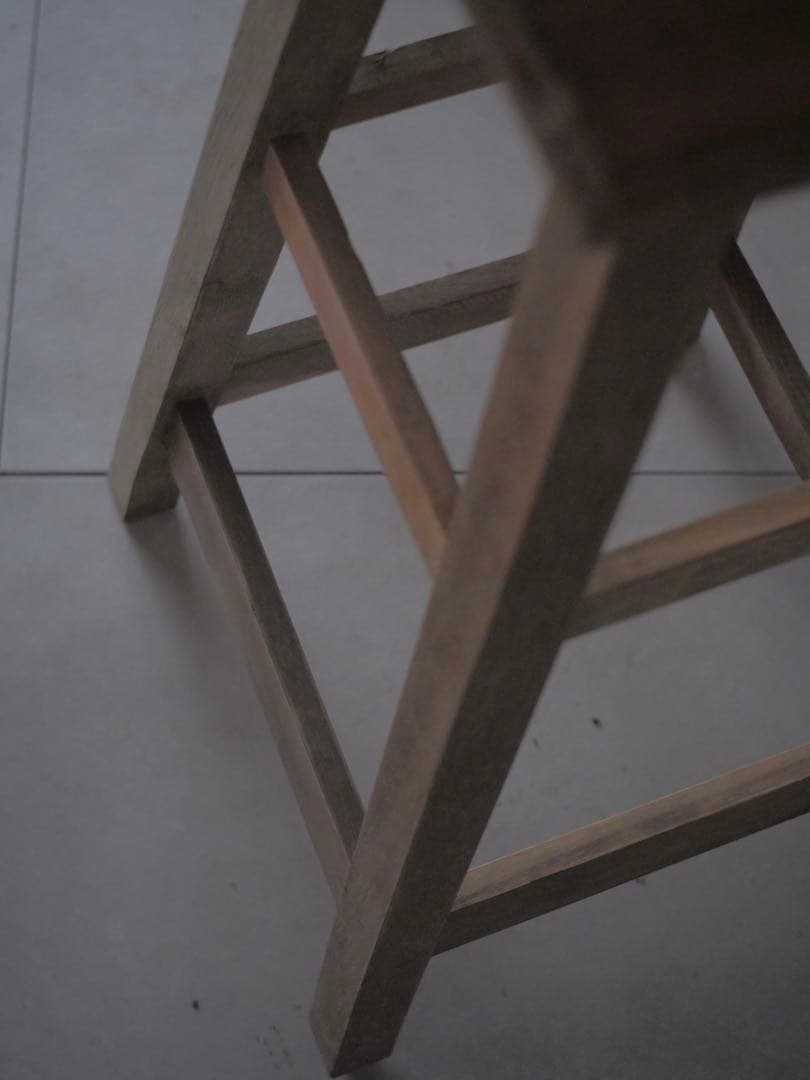 展示台　デッサン　美術　アート　ナラ材　古家具　古道具　アンティーク　昭和レトロ