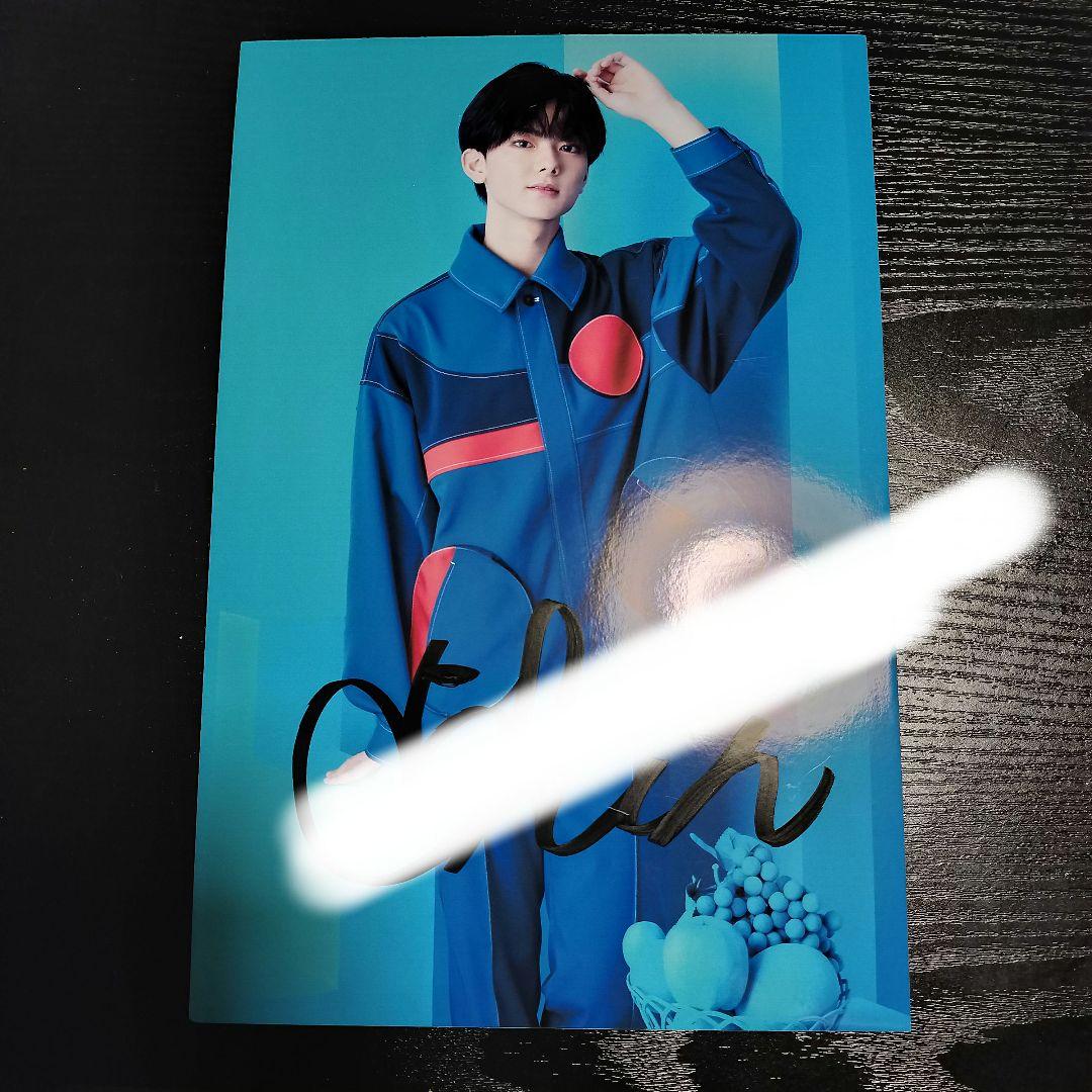 小田惟真　青い果実　パネル　サイン入り