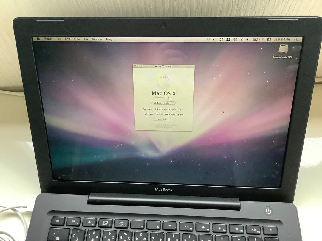 動作確認済ジャンク品マックブック2007年製 MacBook 13inc
