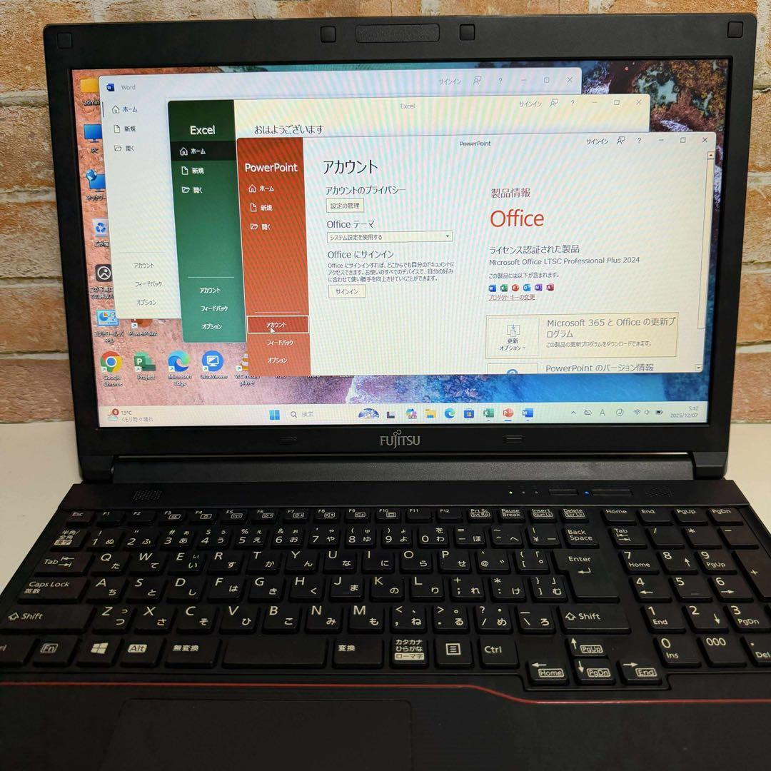 富士通ノート PC Core i5 メモリ8GB Windows11 オフィス付