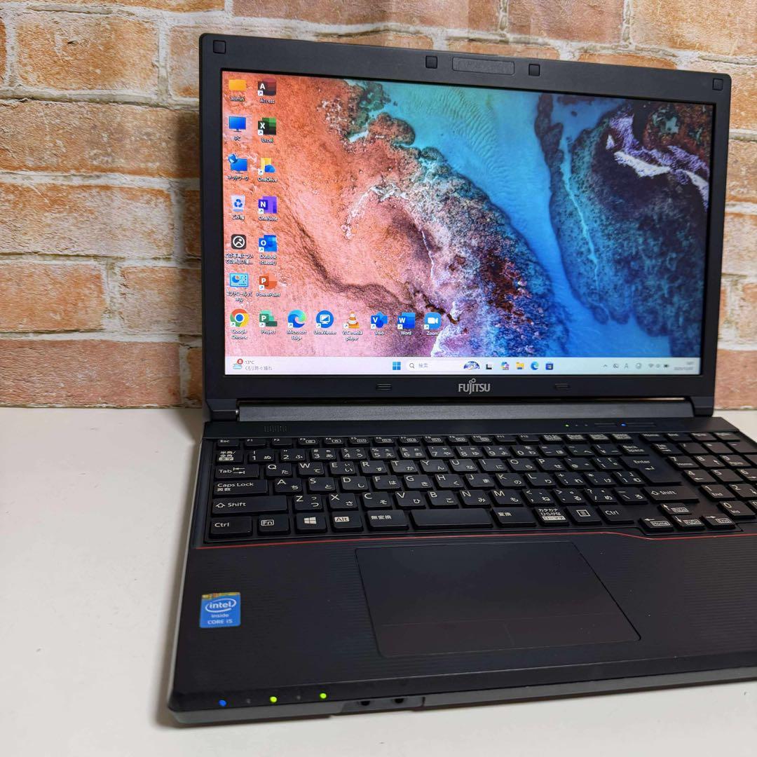 富士通ノート PC Core i5 メモリ8GB Windows11 オフィス付