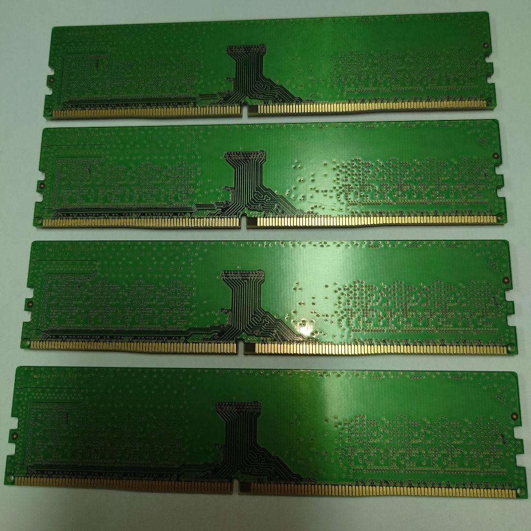 DDR4 8GB×4枚組 2666MHz Samsung
