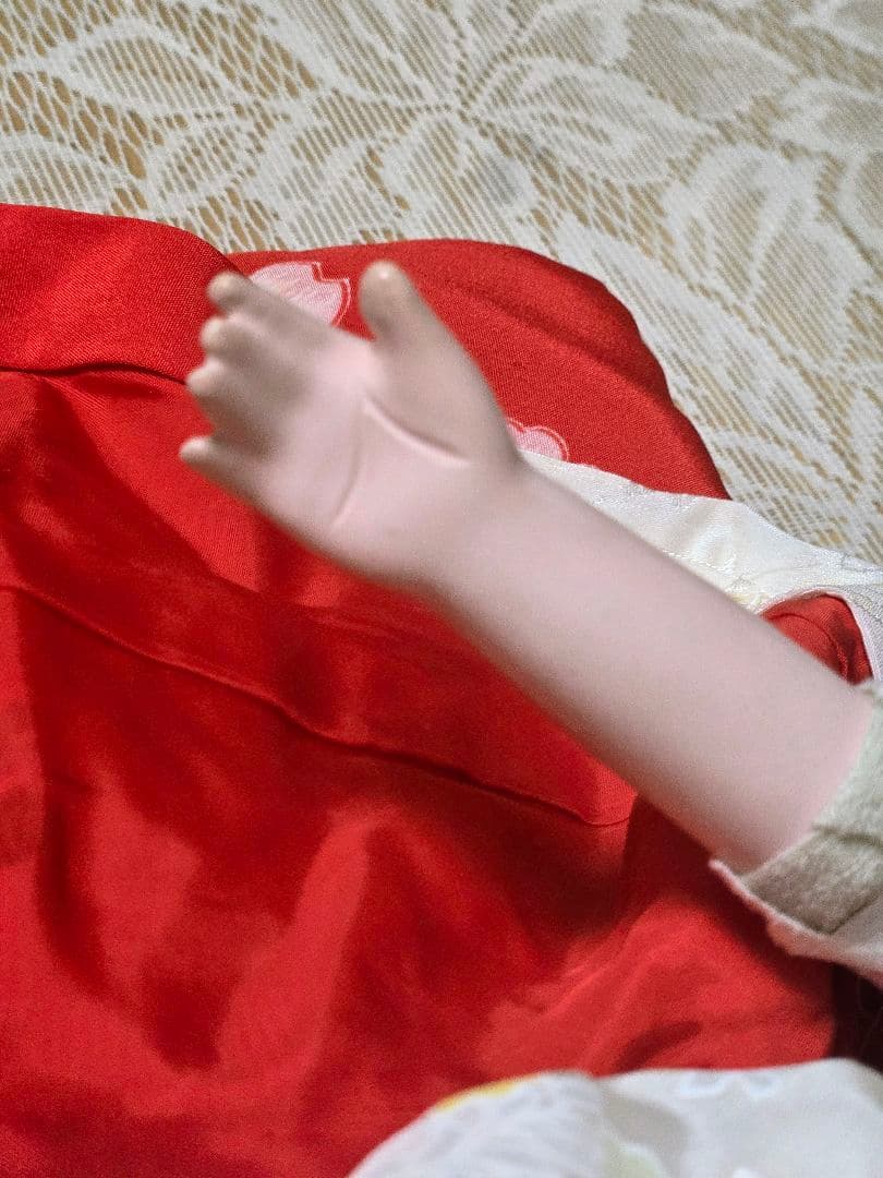 ☆うさぎ✨市松人形(訳あり）『♡華姫♡御前&豆:市松人形セット』✨