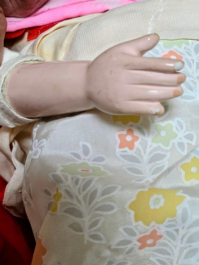 ☆うさぎ✨市松人形(訳あり）『♡華姫♡御前&豆:市松人形セット』✨