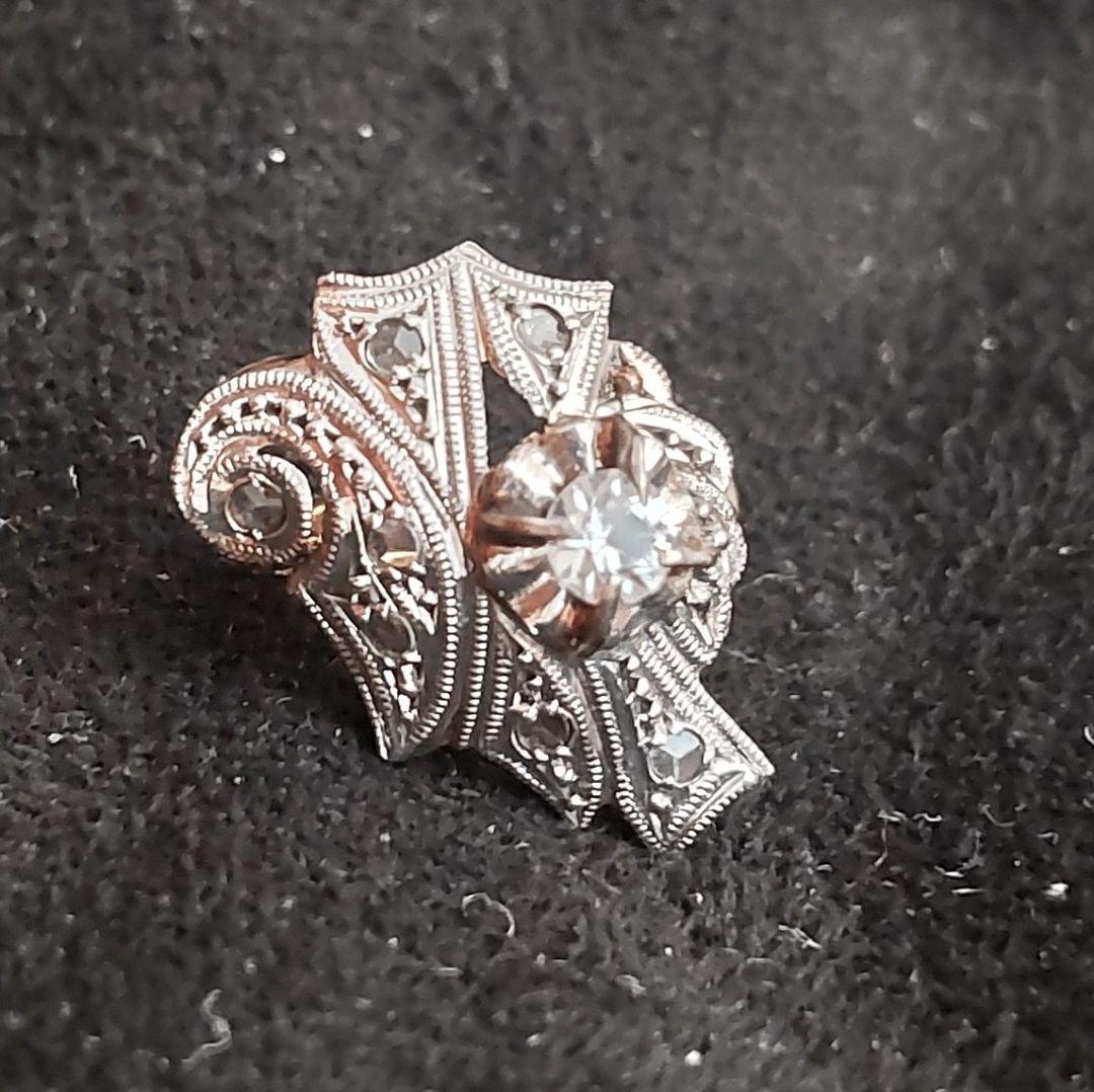 御値下げ致しました。片耳用ピアス、アールデコForum