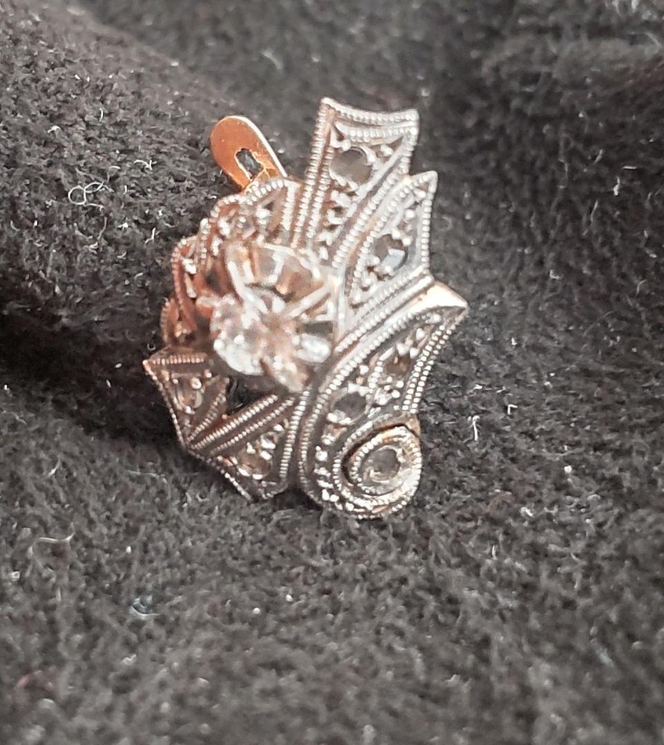 御値下げ致しました。片耳用ピアス、アールデコForum