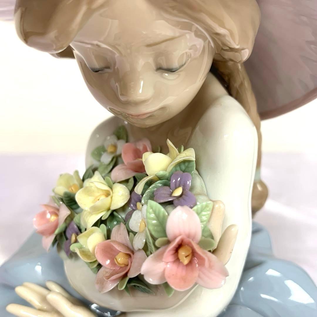 【極美品】リヤドロ LLADRO フィギュリン 5862「花の香りに包まれて」