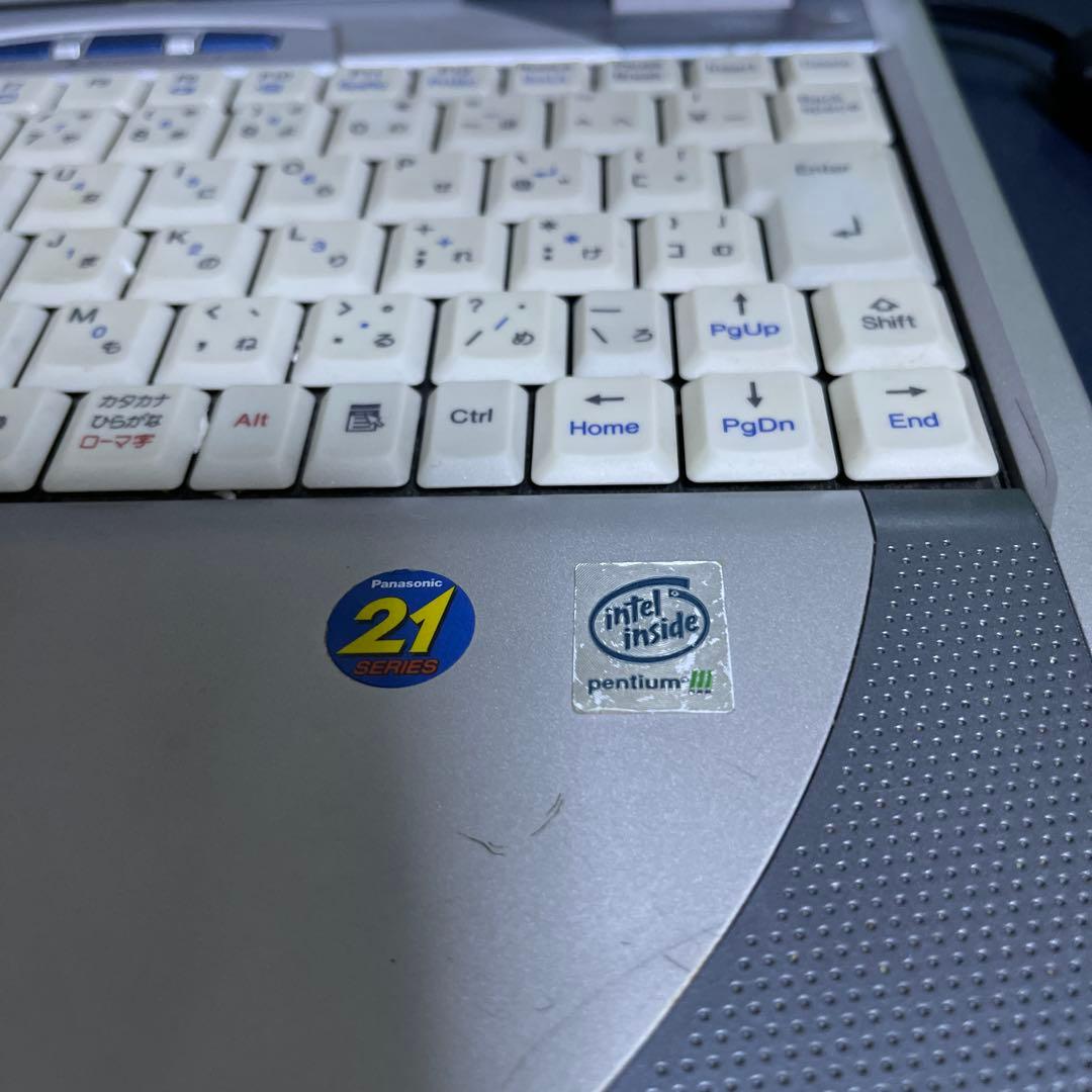 (ジャンク)Panasonic CF-X1 ノートPC シルバー