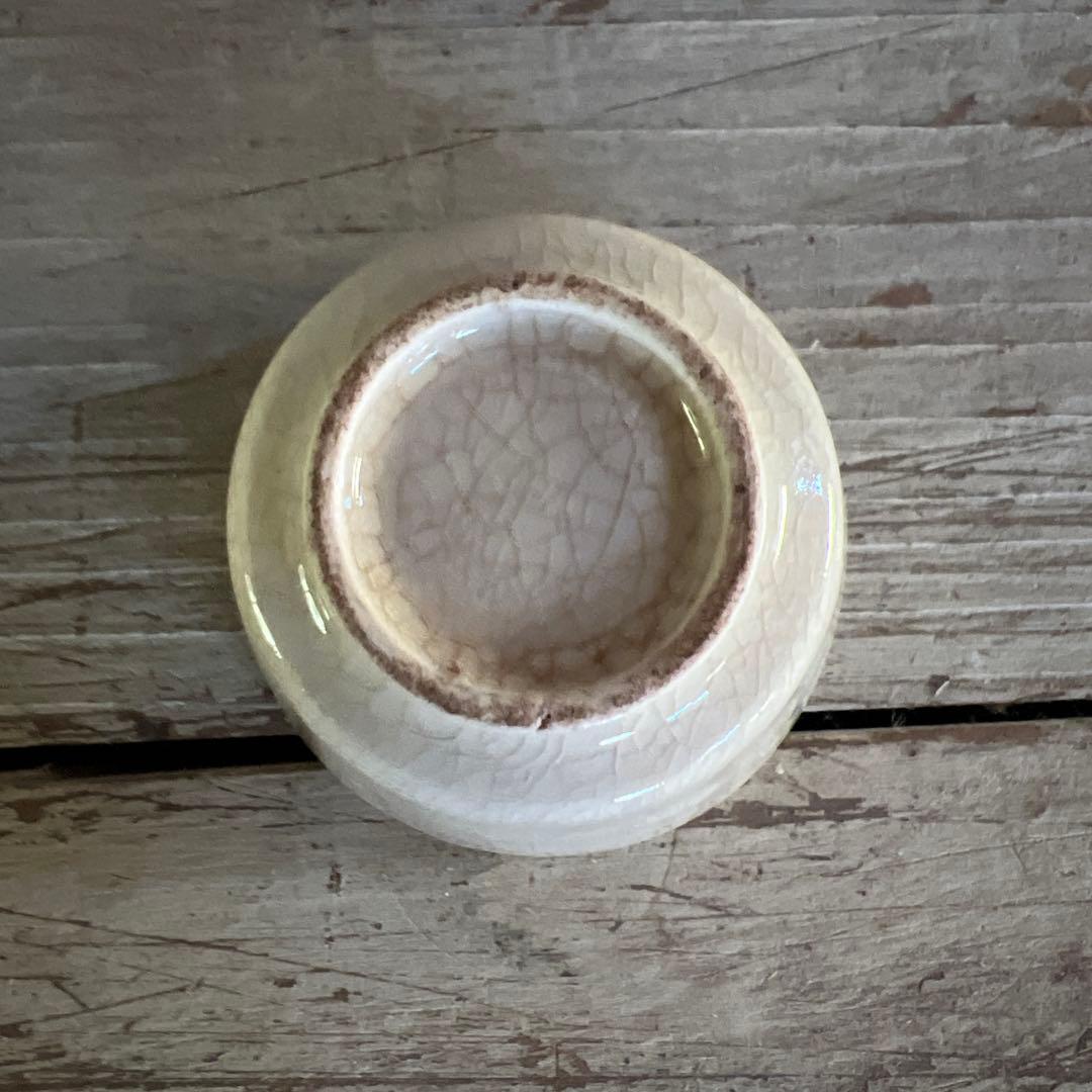 実家整理　古い小ぶりな煎茶碗五客 c