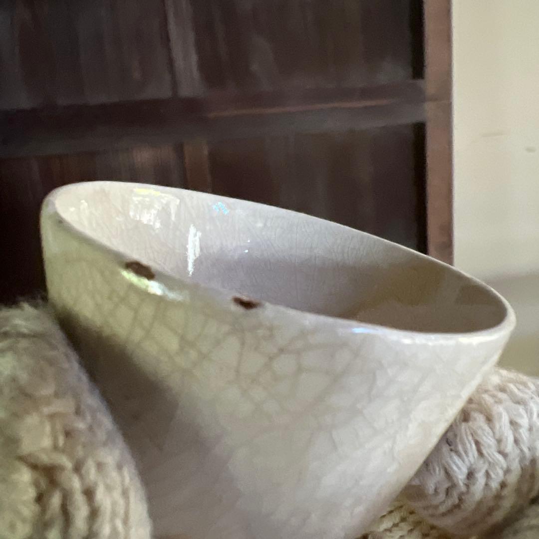 実家整理　古い小ぶりな煎茶碗五客 c