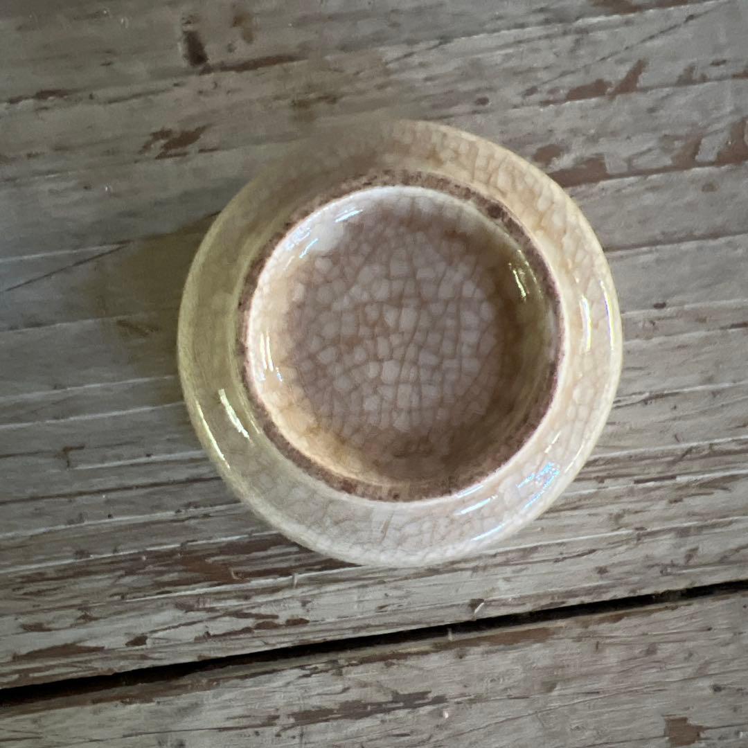 実家整理　古い小ぶりな煎茶碗五客 c