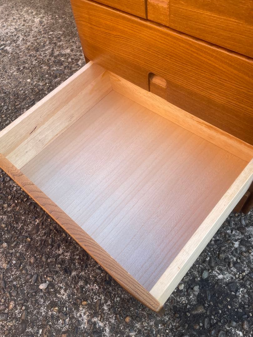 【引取歓迎】マルヨシ民芸家具 5段 7杯 チェスト タンス 電話台収納　葛飾区