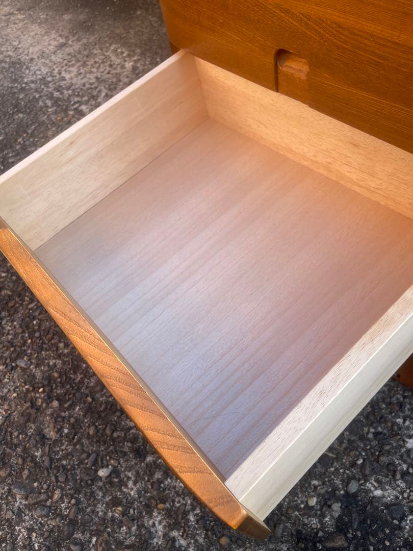 【引取歓迎】マルヨシ民芸家具 5段 7杯 チェスト タンス 電話台収納　葛飾区